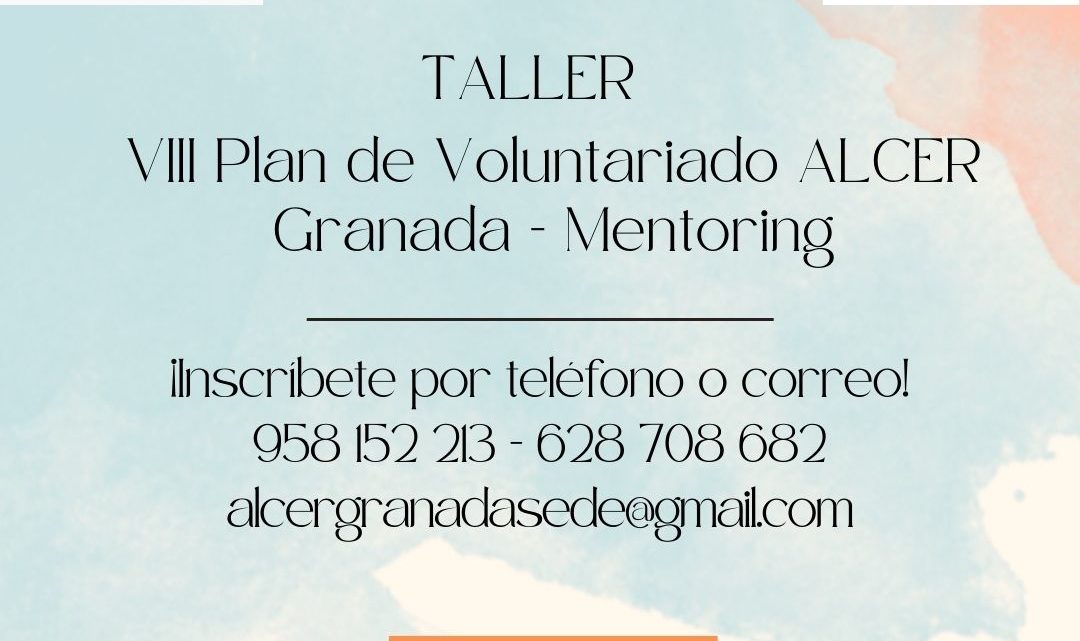 Taller de voluntariado de ALCER Granada