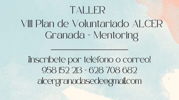 Taller de voluntariado de ALCER Granada