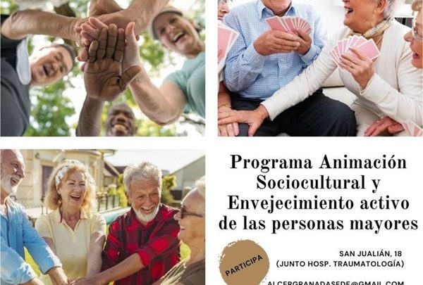 Programa de animación sociocultural y envejecimiento activo de las personas mayores.