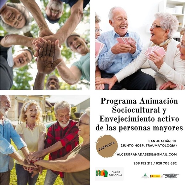 Programa de animación sociocultural y envejecimiento activo de las personas mayores.