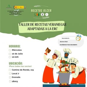 Taller de recetas veraniegas adaptadas a la ERC