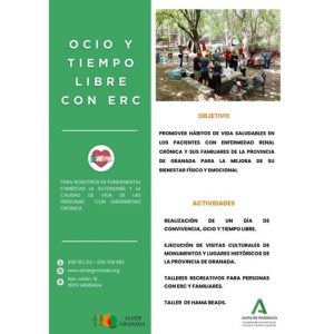 Programa de ocio y tiempo libre con ERC